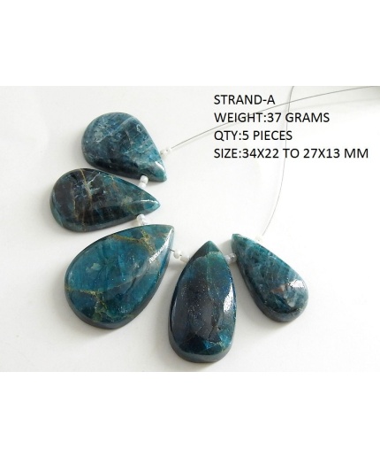 Neon Blue Apatite Cabochon Briolette,Smooth,Fancy Shape,Handmade,For Making Jewelry,Loose Stone,Wholesaler,Supplies 100%Natural BR7 | Save 33% - Rajasthan Living