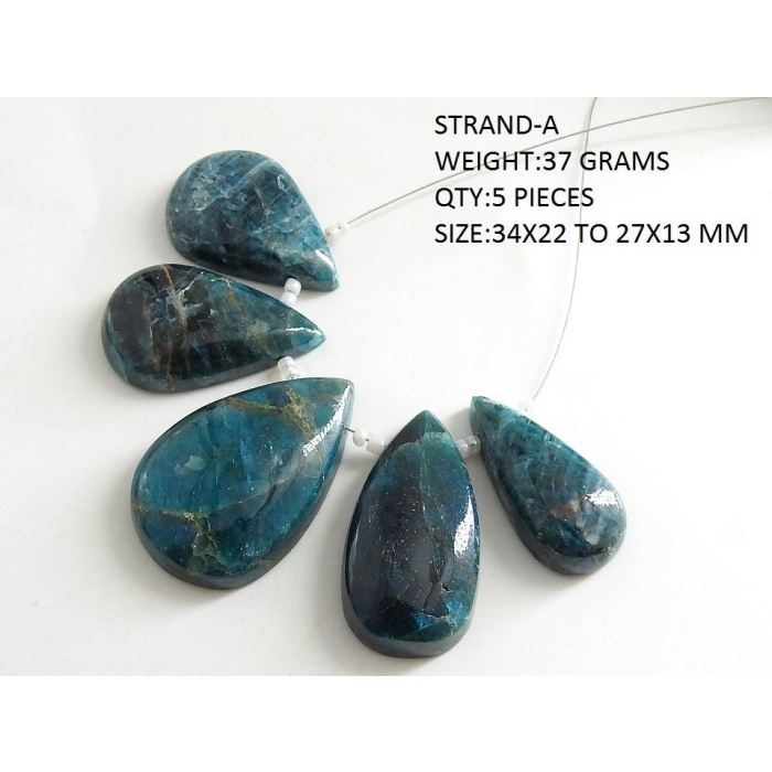 Neon Blue Apatite Cabochon Briolette,Smooth,Fancy Shape,Handmade,For Making Jewelry,Loose Stone,Wholesaler,Supplies 100%Natural BR7 | Save 33% - Rajasthan Living 5