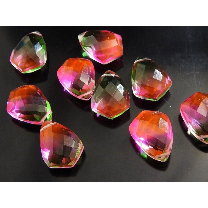 Bio Color Quartz Ties,Doublet,Faceted,Teardrop,Drop,Briolette,Earrings Pair,Glass,Hydro,Wholesaler,Supplies 15X10MM Approx PME | Save 33% - Rajasthan Living 9