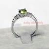 2 Carat Round Cut Green Peridot Engagement Ring 5 Stone Solitaire 14k WhiteGold Over | Save 33% - Rajasthan Living 10
