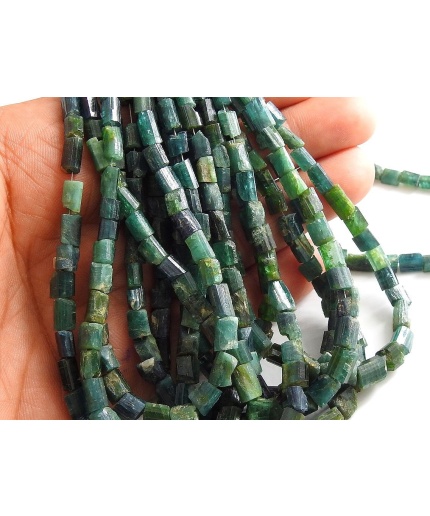 Green Tourmaline Natural Rough Crystals,Tube Shape,Loose Raw,Minerals,Necklace,Bracelet,For Making Jewelry 10Inch 8X5To6X4MM Approx RB2 | Save 33% - Rajasthan Living