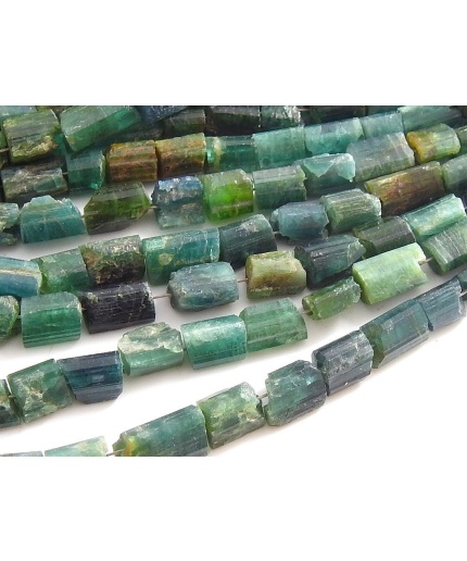 Green Tourmaline Natural Rough Crystals,Tube Shape,Loose Raw,Minerals,Necklace,Bracelet,For Making Jewelry 10Inch 8X5To6X4MM Approx RB2 | Save 33% - Rajasthan Living 3