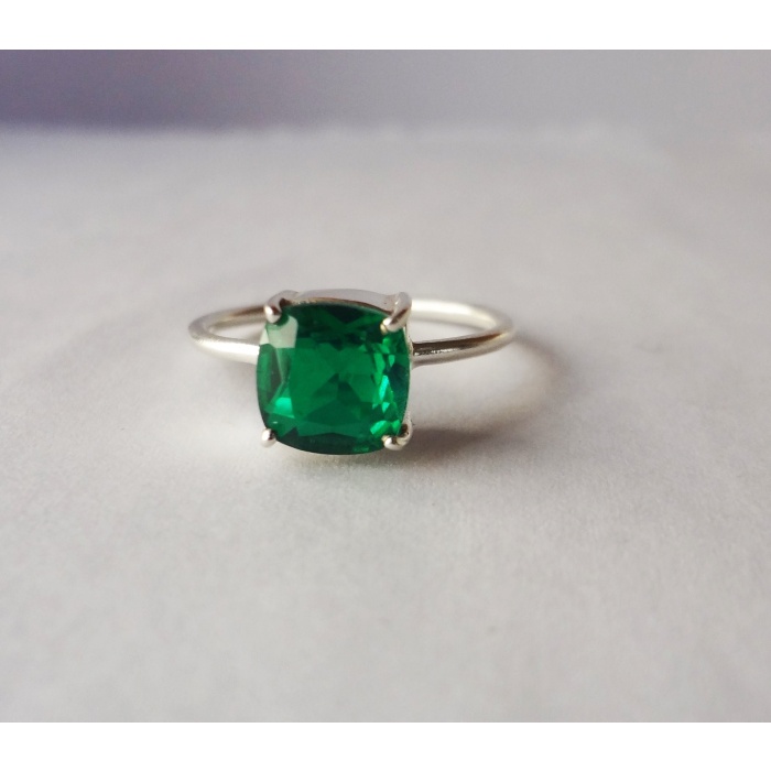 Natural certified 3.25 Carat Emerald 925 Sterling Silver Handmade Emerald/Panna Ring For Men And Women | Save 33% - Rajasthan Living 12
