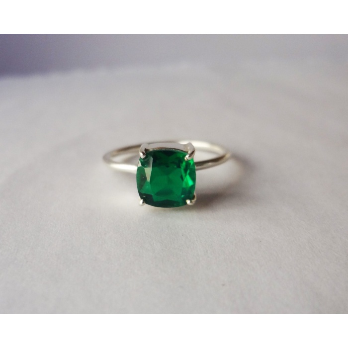 Natural certified 3.25 Carat Emerald 925 Sterling Silver Handmade Emerald/Panna Ring For Men And Women | Save 33% - Rajasthan Living 8