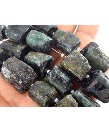 Green Tourmaline Natural Crystals Rough,Nuggets,Tumble,Tube,Loose Raw,Minerals Gemstone,Wholesaler,Supplies 9Piece 22X18To12X9MM Approx R2 | Save 33% - Rajasthan Living 7