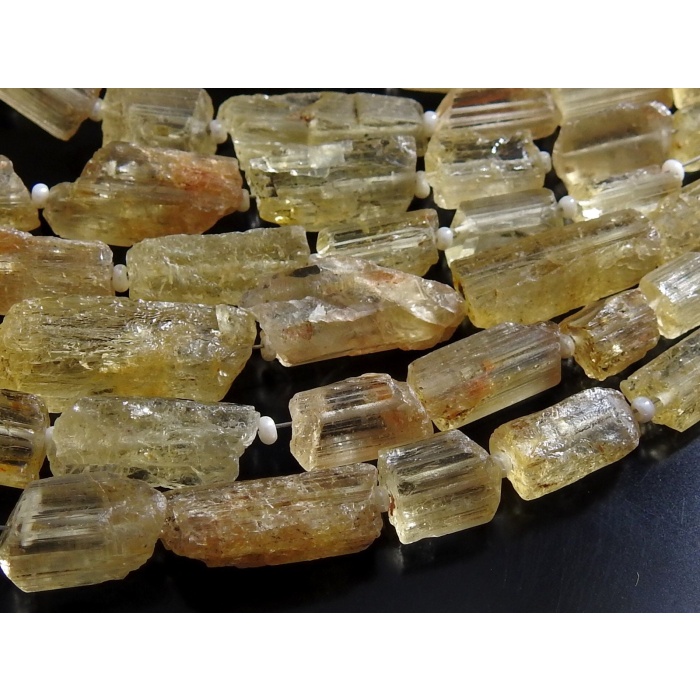 Scapolite Natural Crystal Rough Tubes,Nuggets,Healing Point,Minerals Stone,Loose Raw,16Piece Strand 25X15To14X12MM Approx R6 | Save 33% - Rajasthan Living 5