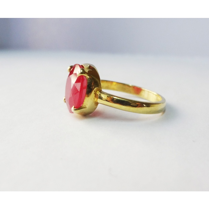 14K Yellow Gold Ring for Astrology Use Natural Ruby/ ManikManak/Mankya 4.00-11.00 Carat gemstone 14K Yellow Gold Ring For Men & Women | Save 33% - Rajasthan Living 6