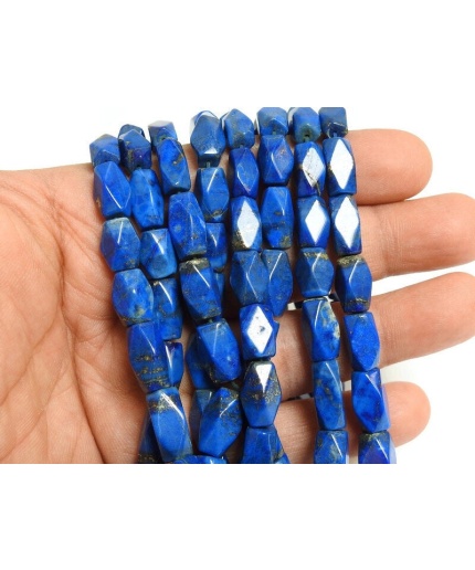 Lapis Lazuli Hexagon,Crystal,Unique Beads,Faceted,18Inch 15X7To10X4MM Approx,Wholesale Price,New Arrival,100%Natural (pme)B6 | Save 33% - Rajasthan Living 3