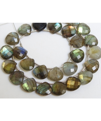 Labradorite Faceted Hearts/Teardrop/Drop/Multi Flashy Fire/Handmade/Loose Stone/Wholesaler/Supplies/100%Natural/12X12MM/PME-CY3 | Save 33% - Rajasthan Living 3