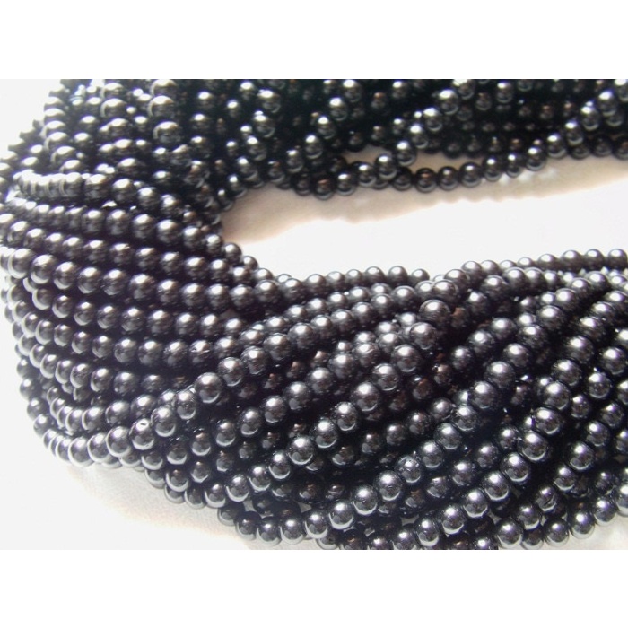 Black Onyx Smooth Spheres Ball Bead,Roundel,Round,Loose Stone,16Inch Strand 5-6MM Approx,Wholesale Price,New Arrival B10 | Save 33% - Rajasthan Living 5