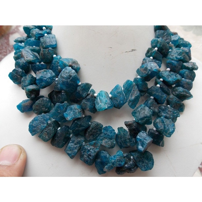 Neon Blue Apatite Natural Rough,Anklet,Chips,Chunk,Uncut,Nugget,Briolette,Loose Raw,Slice,Slab,Wholesaler,Supplies,18X10To10X7MM Approx RB5 | Save 33% - Rajasthan Living 8