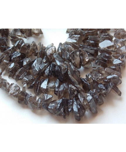 Smoky Quartz Rough Beads,Uncut,Chip,Anklets,Nuggets 16Inch Strand 20X10To7X5MM Approx Wholesale Price New Arrival 100%Natural R3 | Save 33% - Rajasthan Living 3