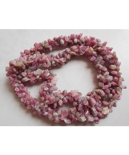 Pink Tourmaline Natural Rough Bead,Rope Necklace,Uncut,Chip,Nuggets,24Inch Strand 8X5To5X4MM Approx,Wholesaler,Supplies R3 | Save 33% - Rajasthan Living 7