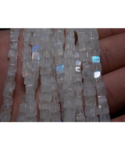 White Rainbow Moonstone Smooth Cubes,Box,Cuboid,Handmade,Loose Stone,For Making Jewelry,Wholesaler,16Inch 4MM Approx,100%Natural PME-CB1 | Save 33% - Rajasthan Living