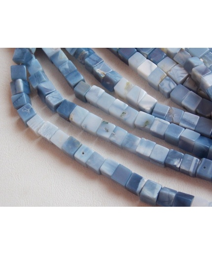 Blue Indian Opal Smooth Cube,Box,Cuboid Shape Beads 16Inch Strand 5MM Approx Wholesale Price,New Arrival (pme)CB1 | Save 33% - Rajasthan Living 3