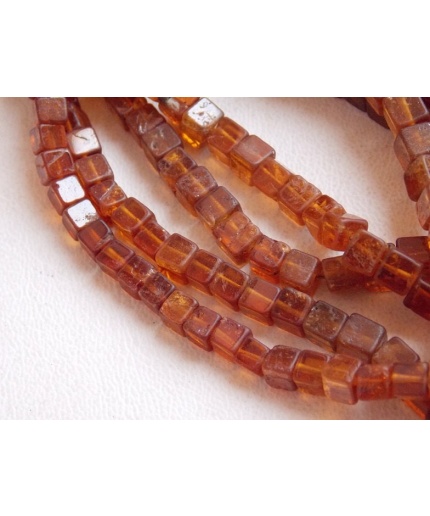 Natural Hessonite Garnet Smooth Cubes,Box Shape Bead,16Inch Strand 5MM Approx,Wholesaler,Supplies,New Arrivals PME-CB1 | Save 33% - Rajasthan Living