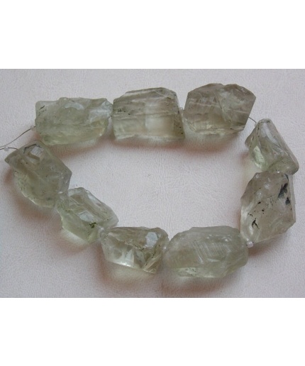 Green Amethyst Natural Rough Tumble,Nuggets,Loose Raw,Crystals,Minerals,Wholesaler,Supplies,New Arrivals,9Piece 25X20To18X15MM Approx R2 | Save 33% - Rajasthan Living 3