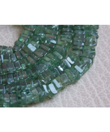 Green Apatite Smooth Heishi,Square,Cushion Shape Bead,16Inch Strand 4MM Approx,Wholesale Price,New Arrival PME(H2) | Save 33% - Rajasthan Living 3