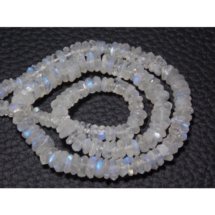 White Rainbow Moonstone Faceted Roundel Bead,Handmade,Loose Stone,Wholesale Price,New Arrival,100%Natural,PME-B12 | Save 33% - Rajasthan Living 8