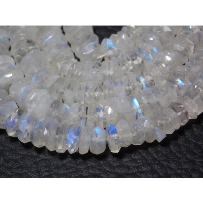 White Rainbow Moonstone Faceted Roundel Bead,Handmade,Loose Stone,Wholesale Price,New Arrival,100%Natural,PME-B12 | Save 33% - Rajasthan Living 6