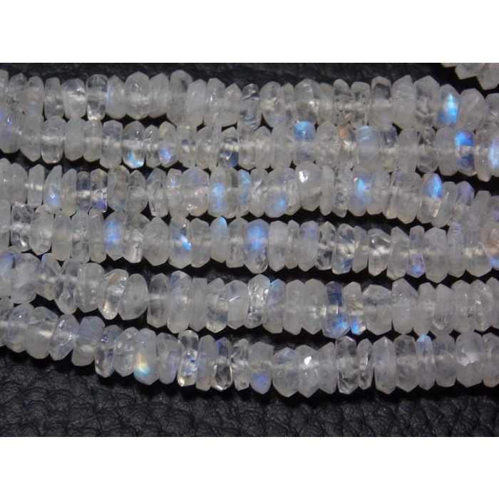 White Rainbow Moonstone Faceted Roundel Bead,Handmade,Loose Stone,Wholesale Price,New Arrival,100%Natural,PME-B12 | Save 33% - Rajasthan Living 7