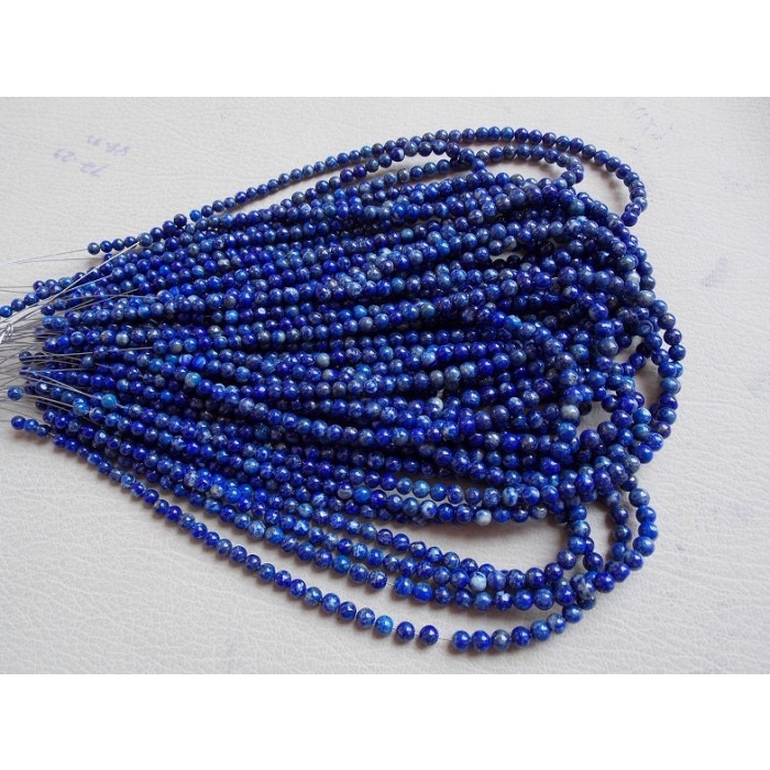 Lapis Lazuli Smooth Spheres Ball Bead,Round Shape,Roundel,Wholesaler,Supplies,Handmade,For Making Jewelry,12Inch Strand,100%Natural B6 | Save 33% - Rajasthan Living 13