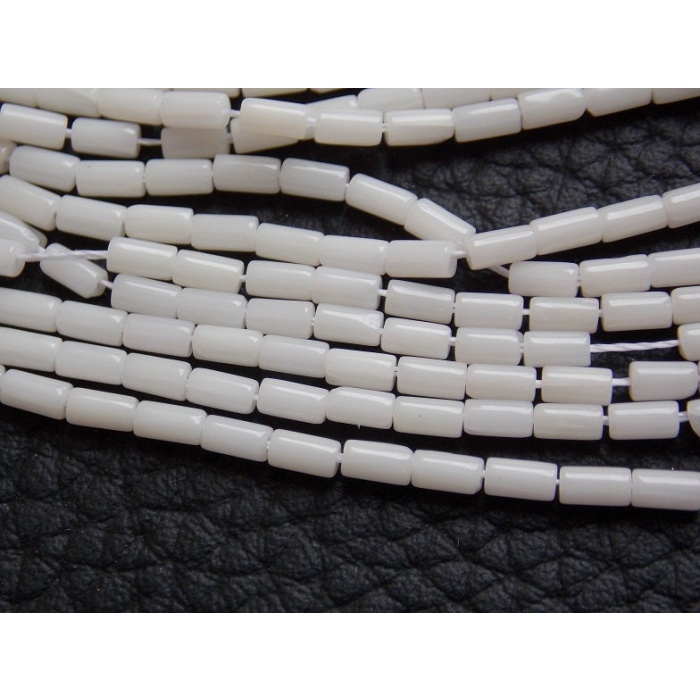 White Coral Smooth Tubes,Drum,Cylinder Bead,Loose Stone,For Making Jewelry,Wholesaler,Supplies 16Inch 4X2MM Approx 100%Natural BK(CR2) | Save 33% - Rajasthan Living 6