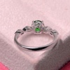 3.20Ct Round Cut Green Peridot Solitaire Engagement Ring 925 Sterling Silver Ring | Save 33% - Rajasthan Living 11