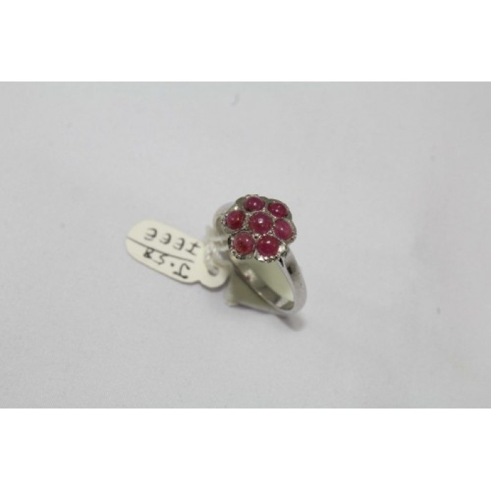 925 Sterling Women Silver Ring Real Cabochon Ruby Gemstones | Save 33% - Rajasthan Living 5