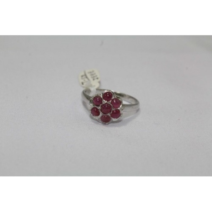 925 Sterling Women Silver Ring Real Cabochon Ruby Gemstones | Save 33% - Rajasthan Living 9