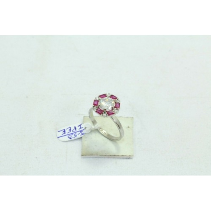 925 Sterling Women’s Silver Ring Ruby Gemstones Zircon | Save 33% - Rajasthan Living 5