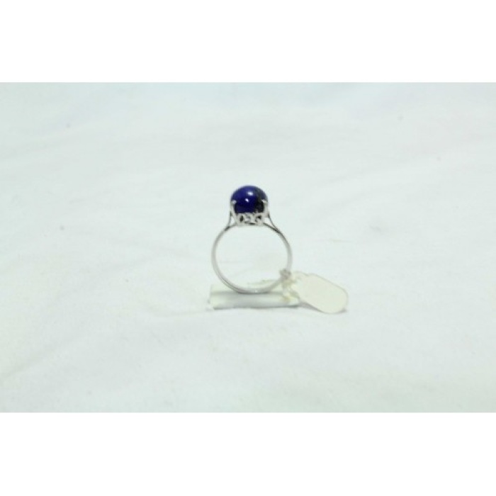 925 Sterling Silver Women’s Ring Natural Stone Lapiz Lazuli | Save 33% - Rajasthan Living 9