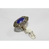 925 Sterling Silver Women’s Ring With Marcasites & Blue Lapis Lasuli Stone | Save 33% - Rajasthan Living 15