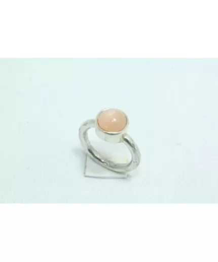 925 Sterling Silver Women’s Ring Natural Semi Precious Rose Quartz Stone | Save 33% - Rajasthan Living