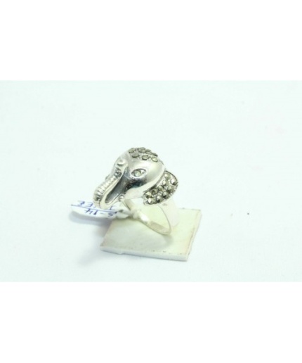 925 Sterling Silver Women’s Ring With Marcasites Stone Elephant Face | Save 33% - Rajasthan Living 3