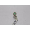 Hallmarked 925 Sterling Silver Ring Real Green Emerald & Diamonds | Save 33% - Rajasthan Living 13