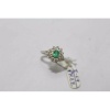 Hallmarked 925 Sterling Silver Ring Real Green Emerald & Diamonds | Save 33% - Rajasthan Living 14