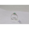 Hallmarked 925 Sterling Silver Ring Real Green Emerald & Diamonds | Save 33% - Rajasthan Living 15