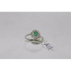 Hallmarked 925 Sterling Silver Ring Real Green Emerald & Diamonds | Save 33% - Rajasthan Living 16