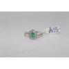 Hallmarked 925 Sterling Silver Ring Real Green Emerald & Diamonds | Save 33% - Rajasthan Living 17