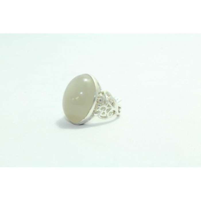 Designer 925 Sterling Silver Women’s Ring Natural White Moonstone | Save 33% - Rajasthan Living 9