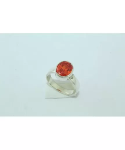 925 Sterling Silver Orange Cubic Zirconia Zircon Stone | Save 33% - Rajasthan Living
