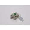 Hallmarked 925 Sterling Silver Ring With Real Green Emerald & Diamonds | Save 33% - Rajasthan Living 12