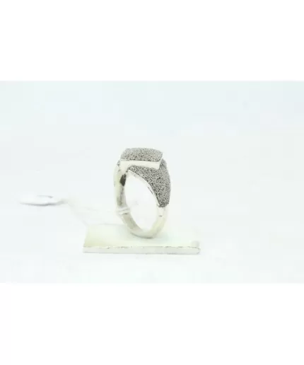 Handmade 925 Sterling Silver Unisex Ring Oxidized Polish Textured | Save 33% - Rajasthan Living 3