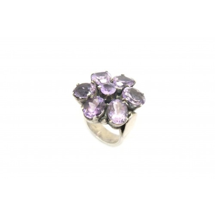 Hallmarked 925 Sterling Silver Purple Amethyst Natural Gemstone | Save 33% - Rajasthan Living 11