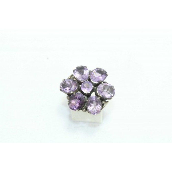 Hallmarked 925 Sterling Silver Purple Amethyst Natural Gemstone | Save 33% - Rajasthan Living 10