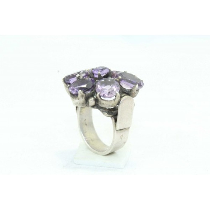 Hallmarked 925 Sterling Silver Purple Amethyst Natural Gemstone | Save 33% - Rajasthan Living 9