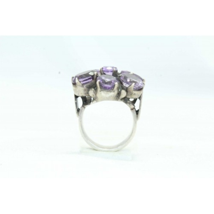 Hallmarked 925 Sterling Silver Purple Amethyst Natural Gemstone | Save 33% - Rajasthan Living 8