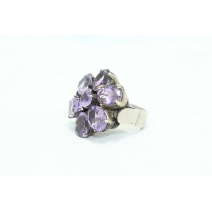 Hallmarked 925 Sterling Silver Purple Amethyst Natural Gemstone | Save 33% - Rajasthan Living 7