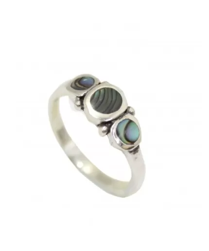 Handmade Designer Ring 925 Sterling Silver Mother Of Pearl Mop Stones | Save 33% - Rajasthan Living